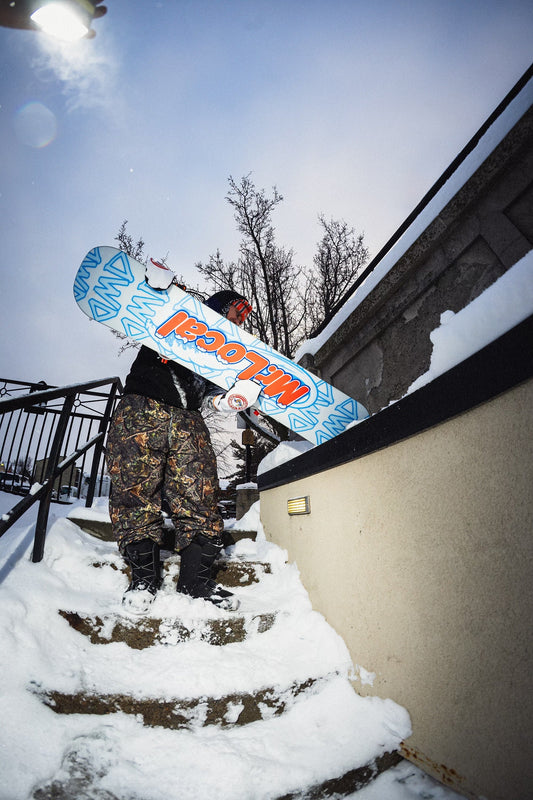 Mr. Local // Dinosaurs Will Die X The Local Skateshop X Salmon Arms Limited Edition Snowboard