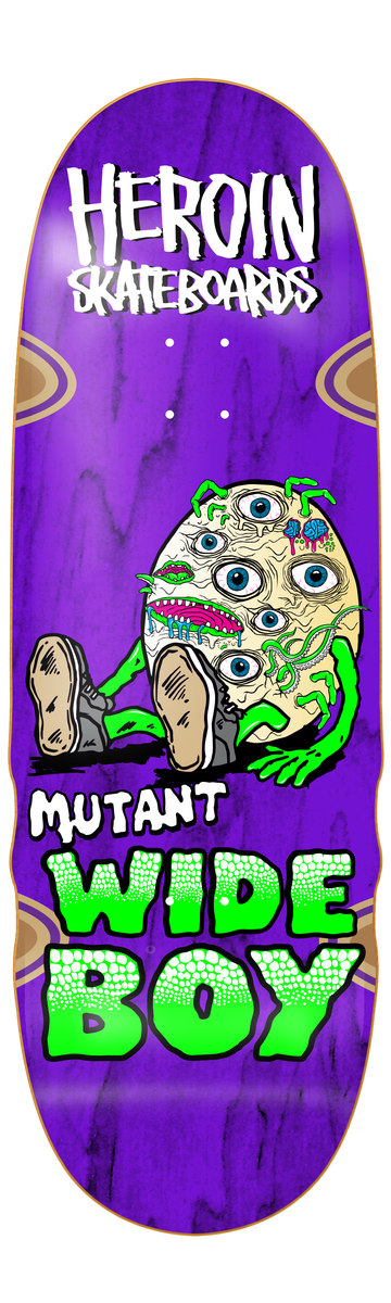 Heroin Mutant Wide Boy Deck 10.28"