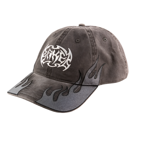 Baker - Hat, Flames BLK SnapBack