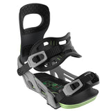 Bent Metal - Men’s Snowboard Bindings, Joint. GRY/GRN. 2025