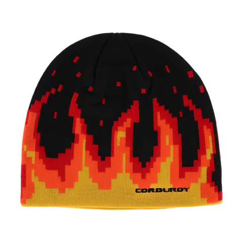 Corduroy - Beanie, Digi Flames