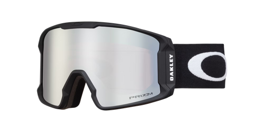 Oakley Goggles-  line miner L matte black w/ prizm snow iced iridium