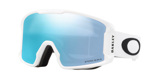 Oakley Line Miner™ M Snow Goggles prizm snow sapphire iridium Lenses,  matte white Strap