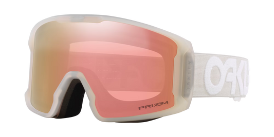 Oakley- Line Miner™ M Snow Goggles prizm rose gold iridium Lenses,  matte cool grey Strap