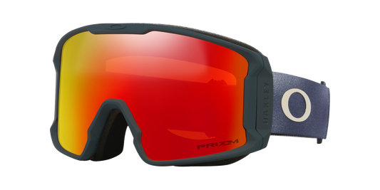 Oakley Line Miner™ M Snow Goggles prizm snow torch iridium Lenses,  ink haze Strap