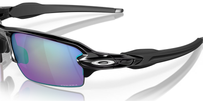 Oakley Flak® 2.0 (Low Bridge Fit) Prizm Golf Lenses,  Polished Black Frame