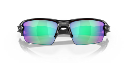 Oakley Flak® 2.0 (Low Bridge Fit) Prizm Golf Lenses,  Polished Black Frame