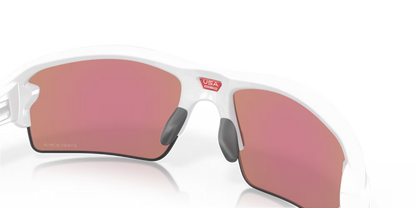 Oakley - Flak® 2.0 (Low Bridge Fit) Prizm Golf Lenses,  Polished White Frame