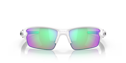 Oakley - Flak® 2.0 (Low Bridge Fit) Prizm Golf Lenses,  Polished White Frame