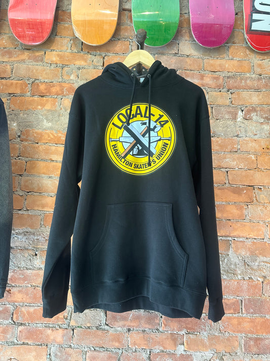 The Local Skate Shop - Skaters Union Hoodie, Black