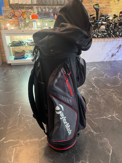 USED TaylorMade Golf Bag Black/Red 14 Hole