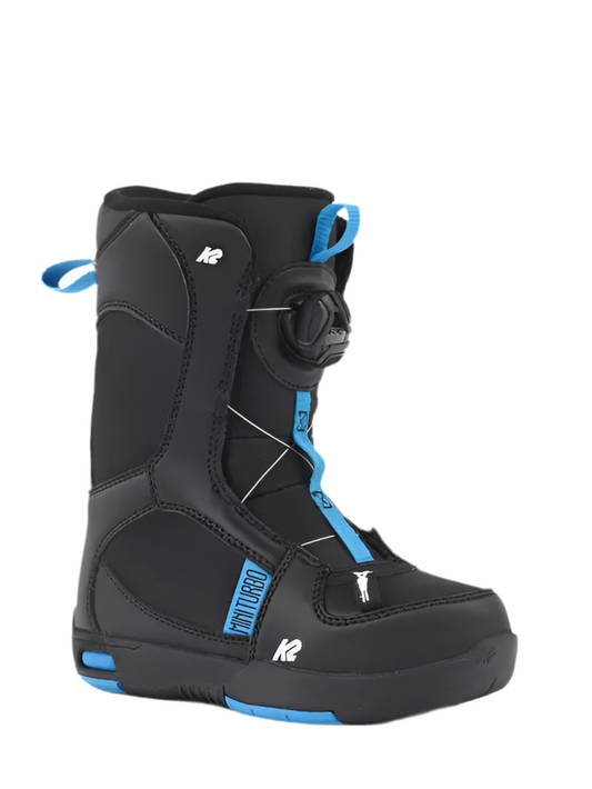 K2 - Youth Snowboard Boots, Mini Turbo. Black. 2025