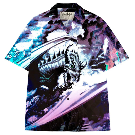 Deathwish Inferno Rayon Button Up Shirt