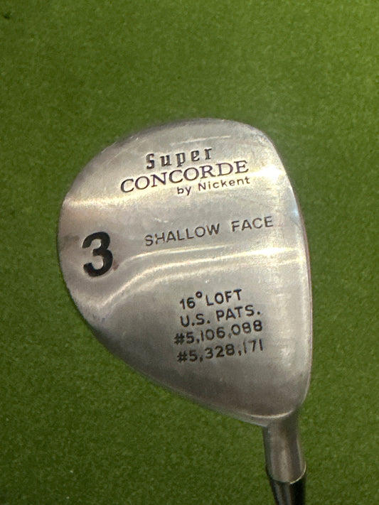 Used Super Concorde By Nickent 3 wood RH