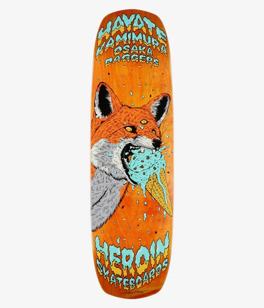 Heroin Skateboards - Hayate Fox Shovel 8.88" Deck