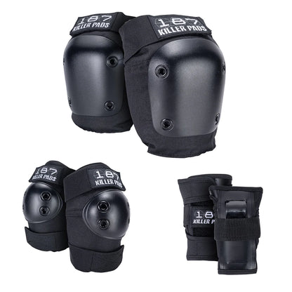 187 Killer Pads - Six Pack, Junior Black