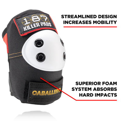 187 Killer Pads - STEVE CABALLERO PAD SIX PACK LG/XL
