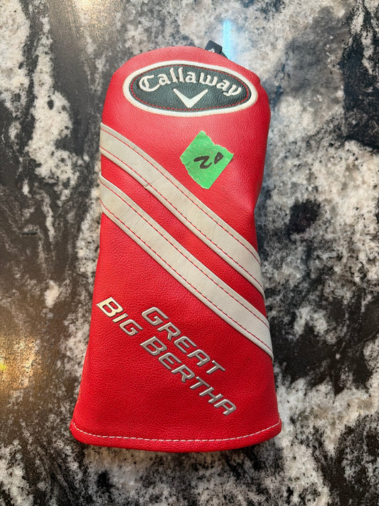 USED Callaway Great Big Bertha 3 Wood Head Cover
