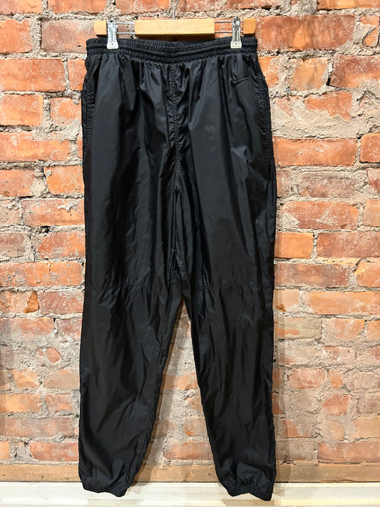 Nike - Vintage Pants, Swishy Black. Black Swoosh L