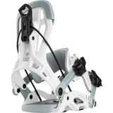 Nidecker - Men's Snowboard Bindings, Flow Fuse Fusion. White. 2025