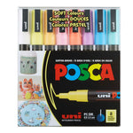 Posca - Water Based Paint Markers, PC-3M Fine Set/8 Soft Colours