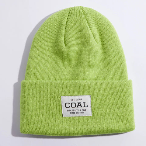 Coal - Beanie, Uniform. Acid Green