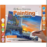 Royal Brush - Paint By Number, Waterside Lighthouse. Adult Large