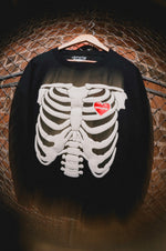 Mehrathon - Crewneck, Rib Cage, Black
