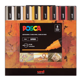 Posca - Water Based Paint Markers, PC-5M Set/8