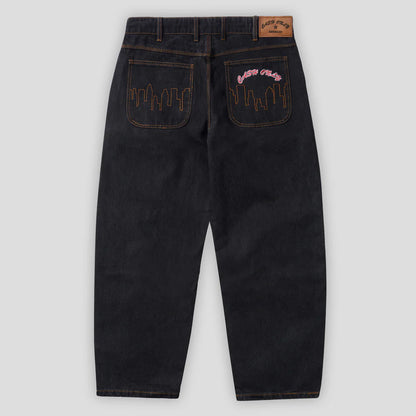 Cash Only - Logo Baggy Denim Jeans