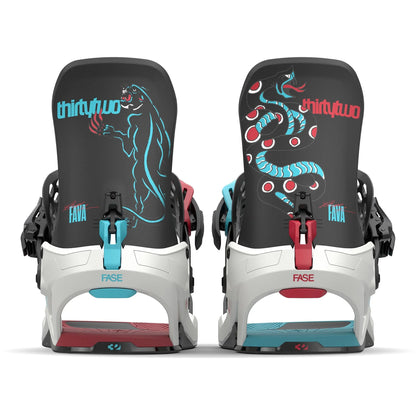ThirtyTwo - Fase Snowboard Binding Fava Grey 2026