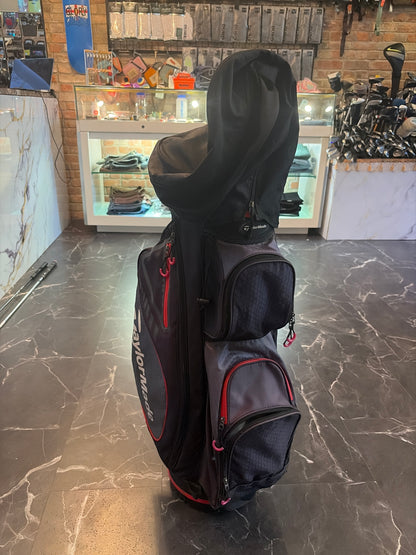 USED TaylorMade Golf Bag Black/Red 14 Hole