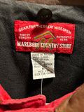 Marlboro - Vintage Men’s Jacket, Country Store Denim. Red