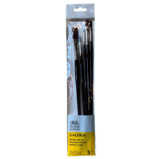 Windsor & Newton - Paint Brushes, GALERIA BRUSH LH SET/5