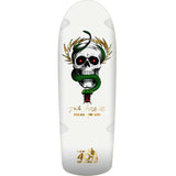 Powell Peralta - Deck, OG Mike McGill Skull & Snake 40th Anniversary Reissue. White W/Gold Foil