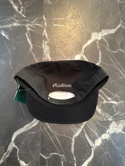 Malbon - Poly 5 Panel Hat, Black