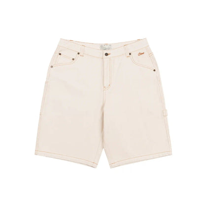 Dime - Shorts, Classic Denim. Warm White