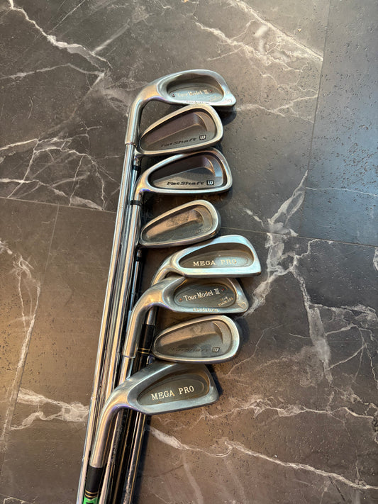 USED Wilson Fat Shaft Mixed Iron Set 8pcs (4,5,6,7,8,9,P)LH