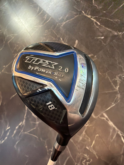 USED PowerBilt 2.0 Fairway Wood 18 Degree RH R flex