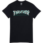 Thrasher - T Shirt, Roses. BLK