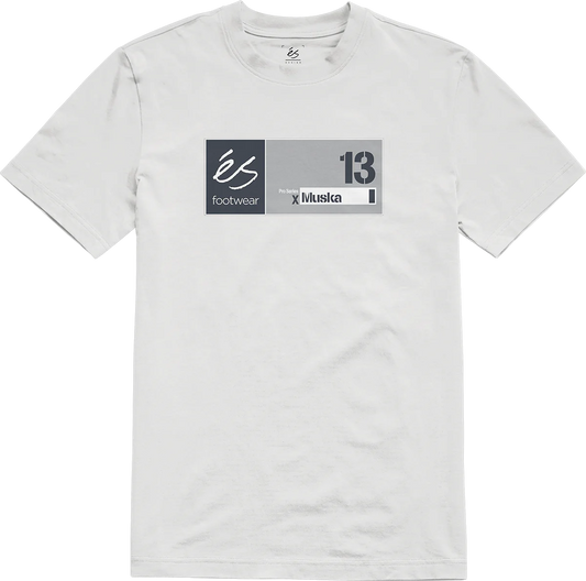 ÉS - T Shirt, Muska 13. White