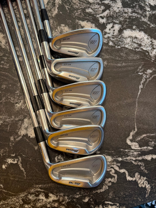 USED Mizuno MX-23 Iron set 5-Pw 6 clubs RH R-flex