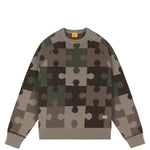 Dime - Crewneck, Puzzle Knit. Camo.