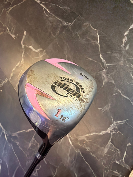 USED Womens Alien Golf Tour Gold 400cc 12 Degree Driver RH w/Cover