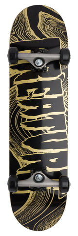 Creature - Complete Built Skateboard, Metallic Swirl Logo Mini