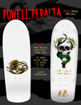 Powell Peralta - Deck, OG Mike McGill Skull & Snake 40th Anniversary Reissue. White W/Gold Foil