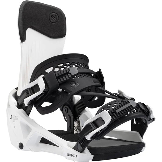 Nidecker LT Supermatic Snowboard Bindings 2026, White