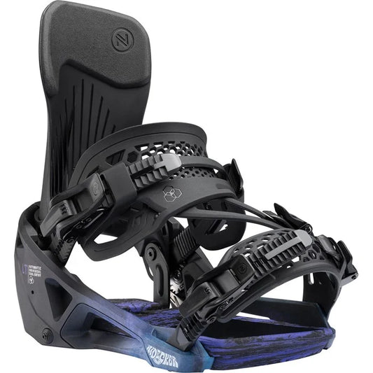 Nidecker LT Supermatic Snowboard Bindings 2026, Bio Black