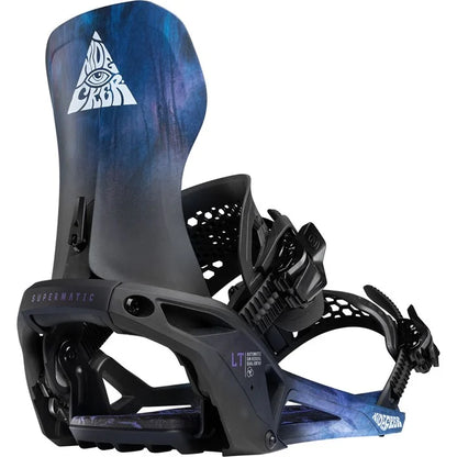 Nidecker LT Supermatic Snowboard Bindings 2026, Bio Black