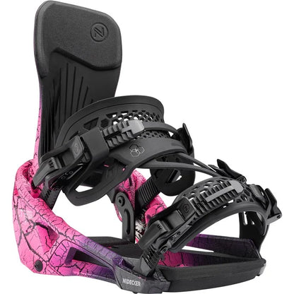 Nidecker LT Supermatic Snowboard Bindings 2026, Magma